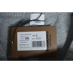 Top Quality Burberry Embroidered Logo Sweatpants Grey 