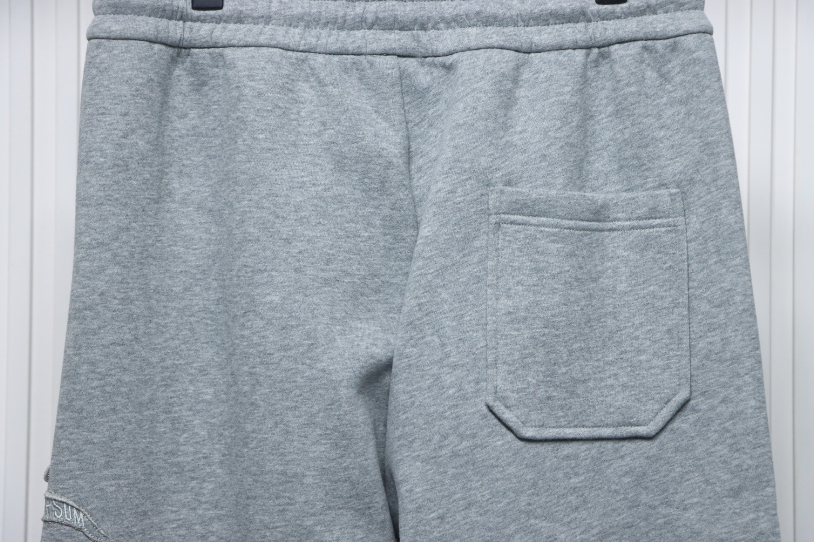 Burberry Embroidered Logo Sweatpants Grey 