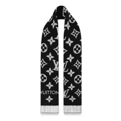 Louis Vuitton LV Essential Scarf Black 02
