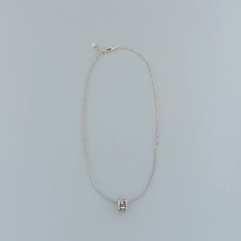 Top Quality Gucci Double G Flower Gear Necklace