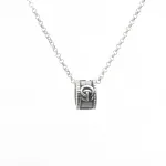 Top Quality Gucci Double G Flower Gear Necklace