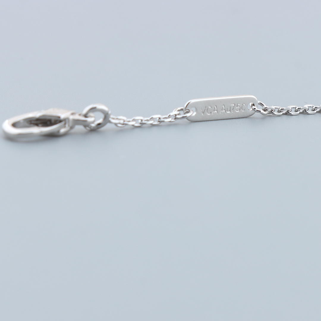 Top Quality Van Cleef & Arpels Diamond Clover Necklace