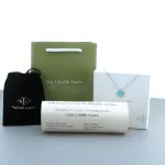 Top Quality Van Cleef & Arpels Diamond Clover Necklace
