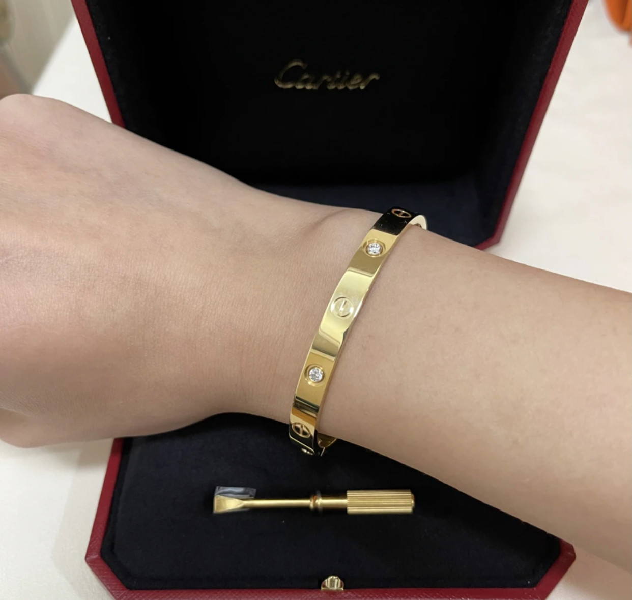 Top Quality Cartier LOVE diamond bracelet