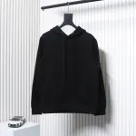 Top Quality Stone Island Classic Cuffed Pocket Hoodie Black 
