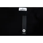 Top Quality Stone Island Classic Cuffed Pocket Hoodie Black 