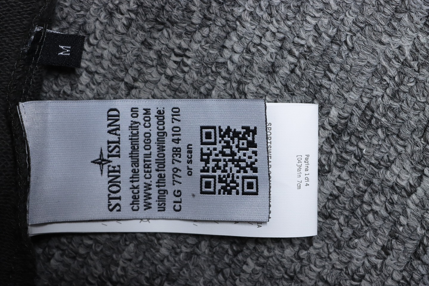     Stone Island Classic Cuffed Pocket Hoodie Grey 