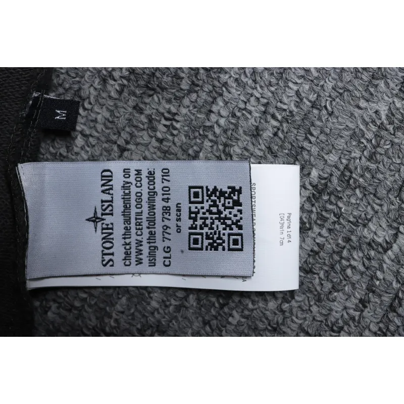 Top Quality Stone Island Classic Cuffed Pocket Hoodie Grey 