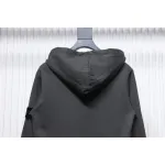 Top Quality Stone Island Classic Cuffed Pocket Hoodie Grey 