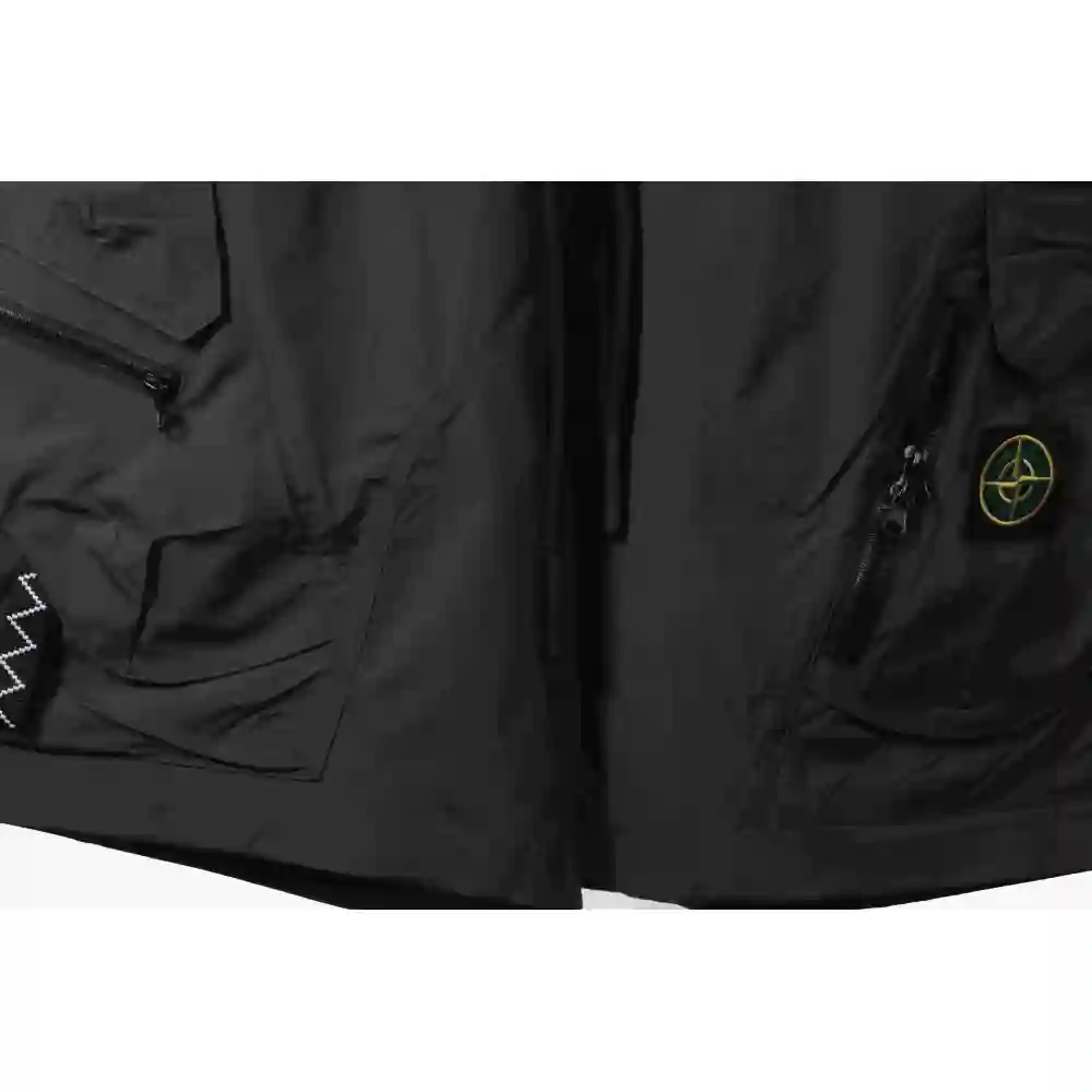 Top Quality Stone Island Large Pocket Zipper Functional Shorts