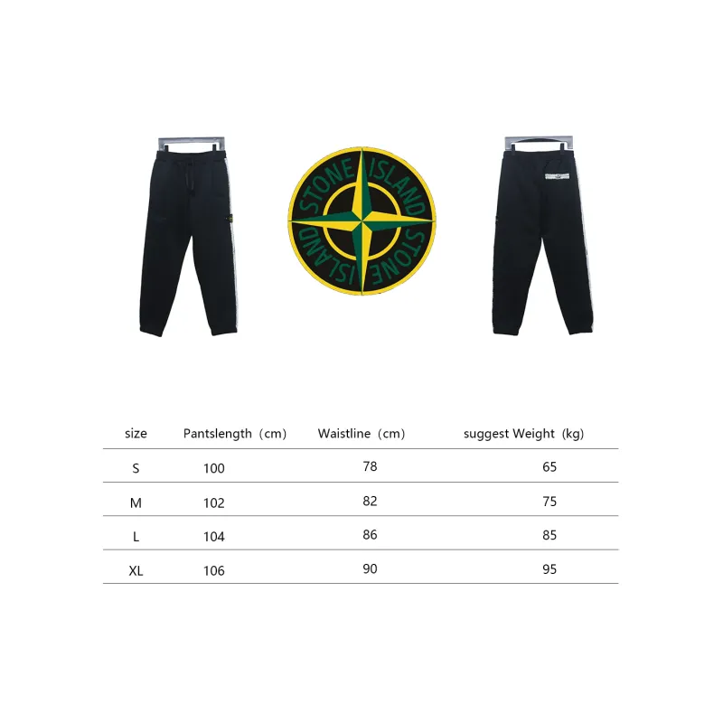 Top Quality Supreme Week12 X Stone Island Hooded Padded Sweatpants 