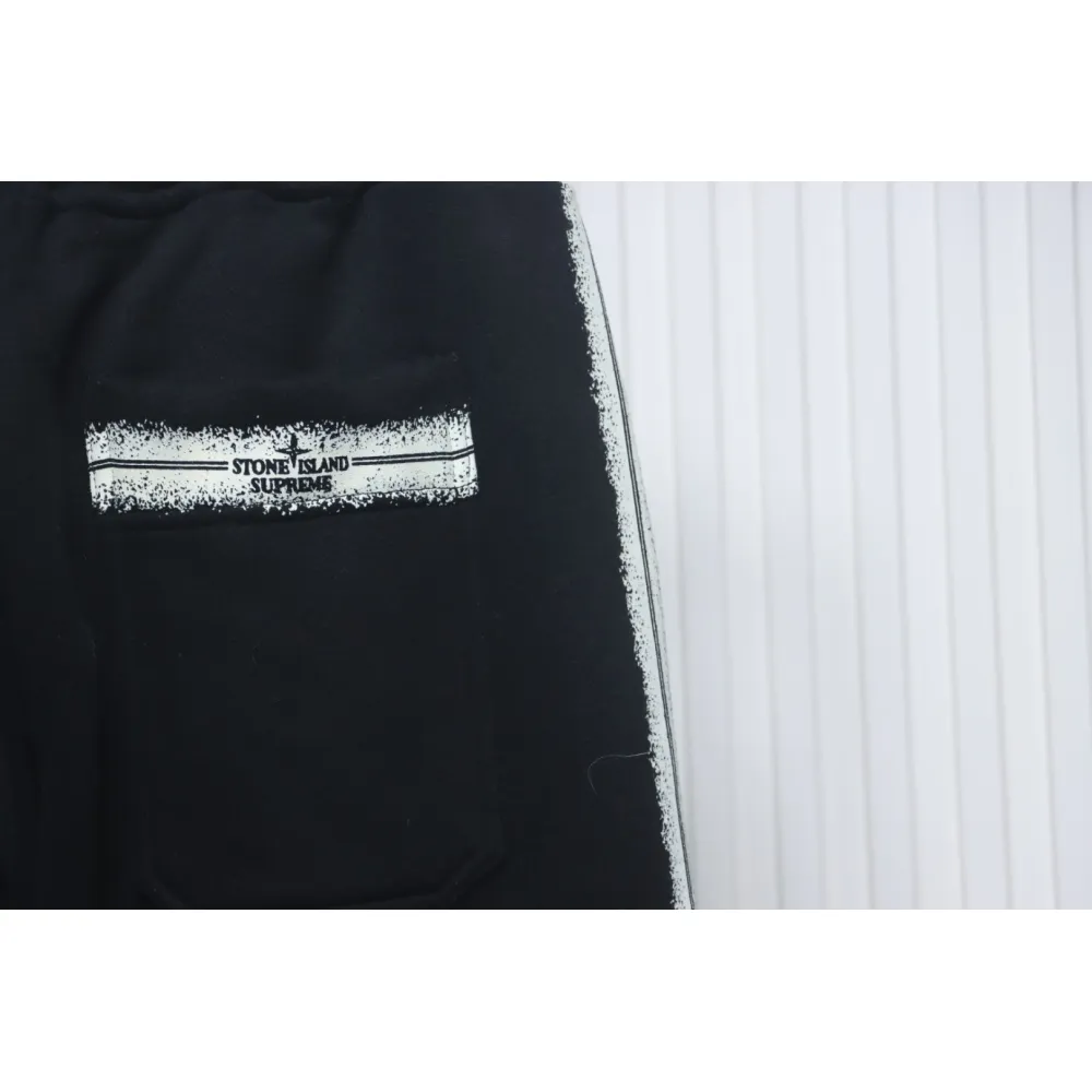 Top Quality Supreme Week12 X Stone Island Hooded Padded Sweatpants 
