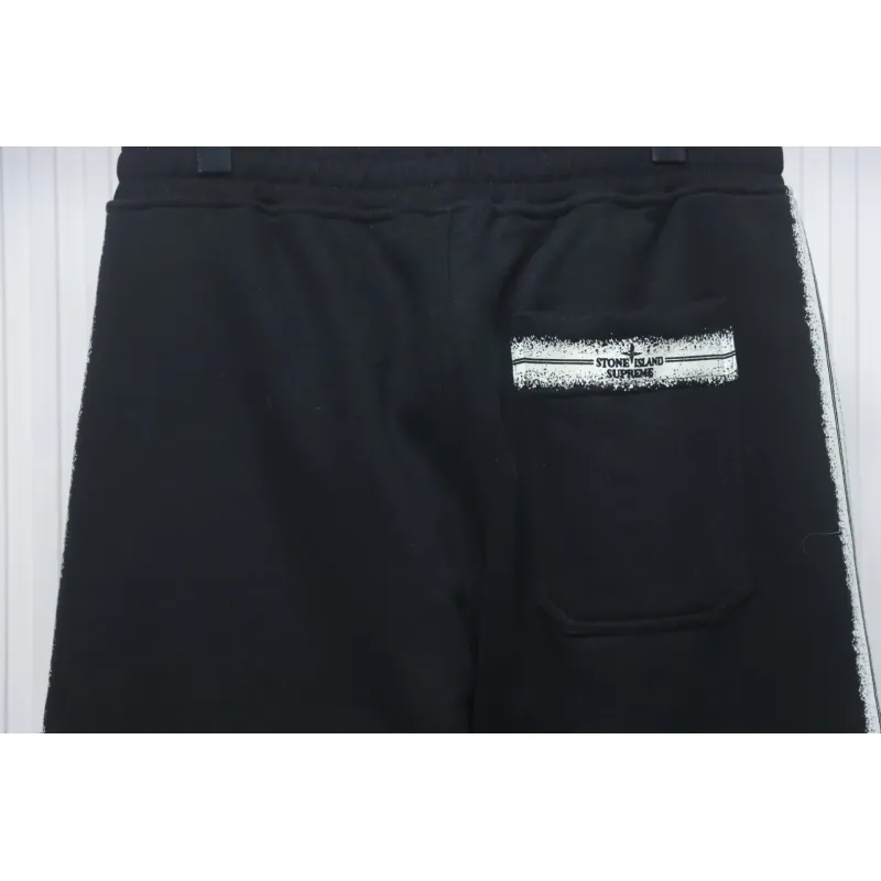 Top Quality Supreme Week12 X Stone Island Hooded Padded Sweatpants 
