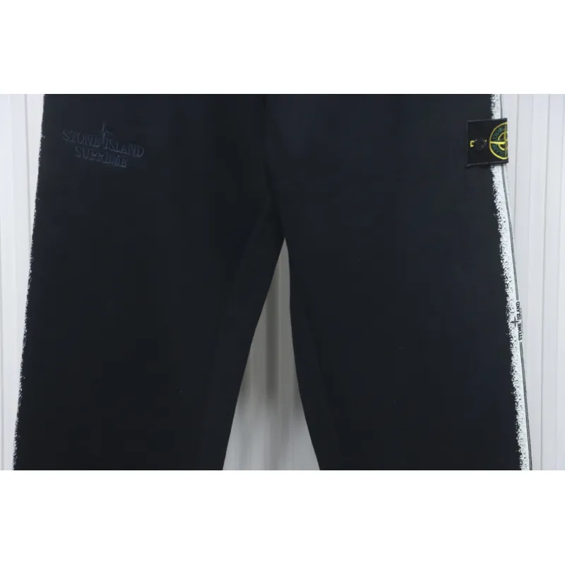 Top Quality Supreme Week12 X Stone Island Hooded Padded Sweatpants 