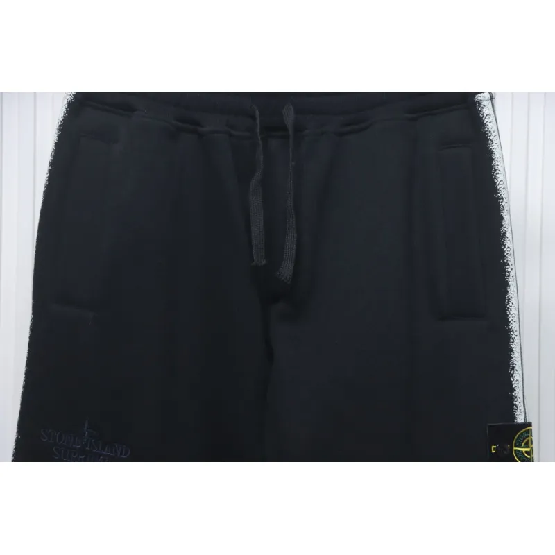 Top Quality Supreme Week12 X Stone Island Hooded Padded Sweatpants 