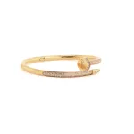 Top Quality Cartier half circle full diamond studded bracelet