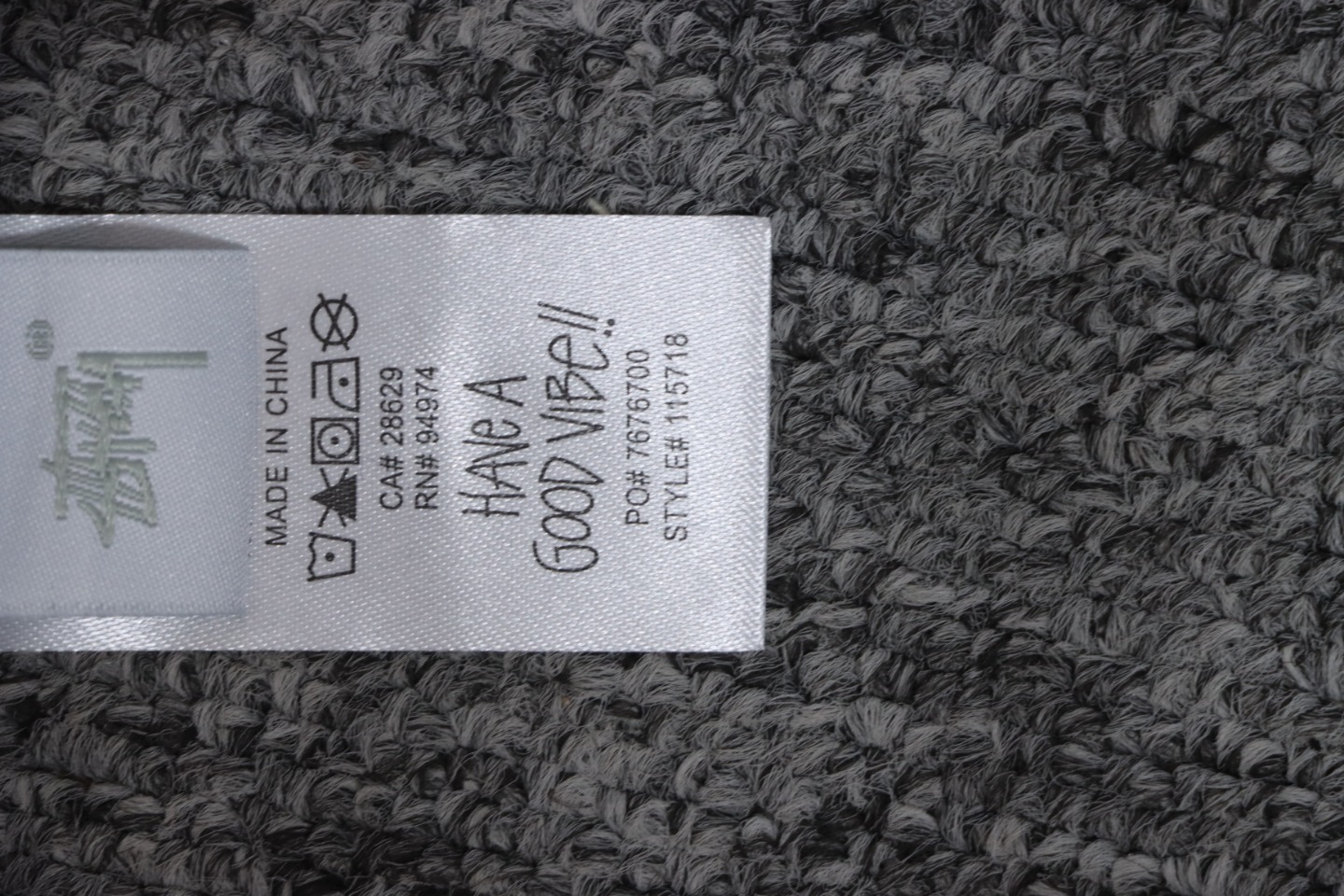     Stussy Letter Knit Crew Sweater