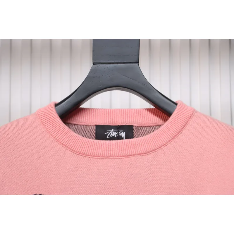 Top Quality Stussy Letter Knit Crew Sweater