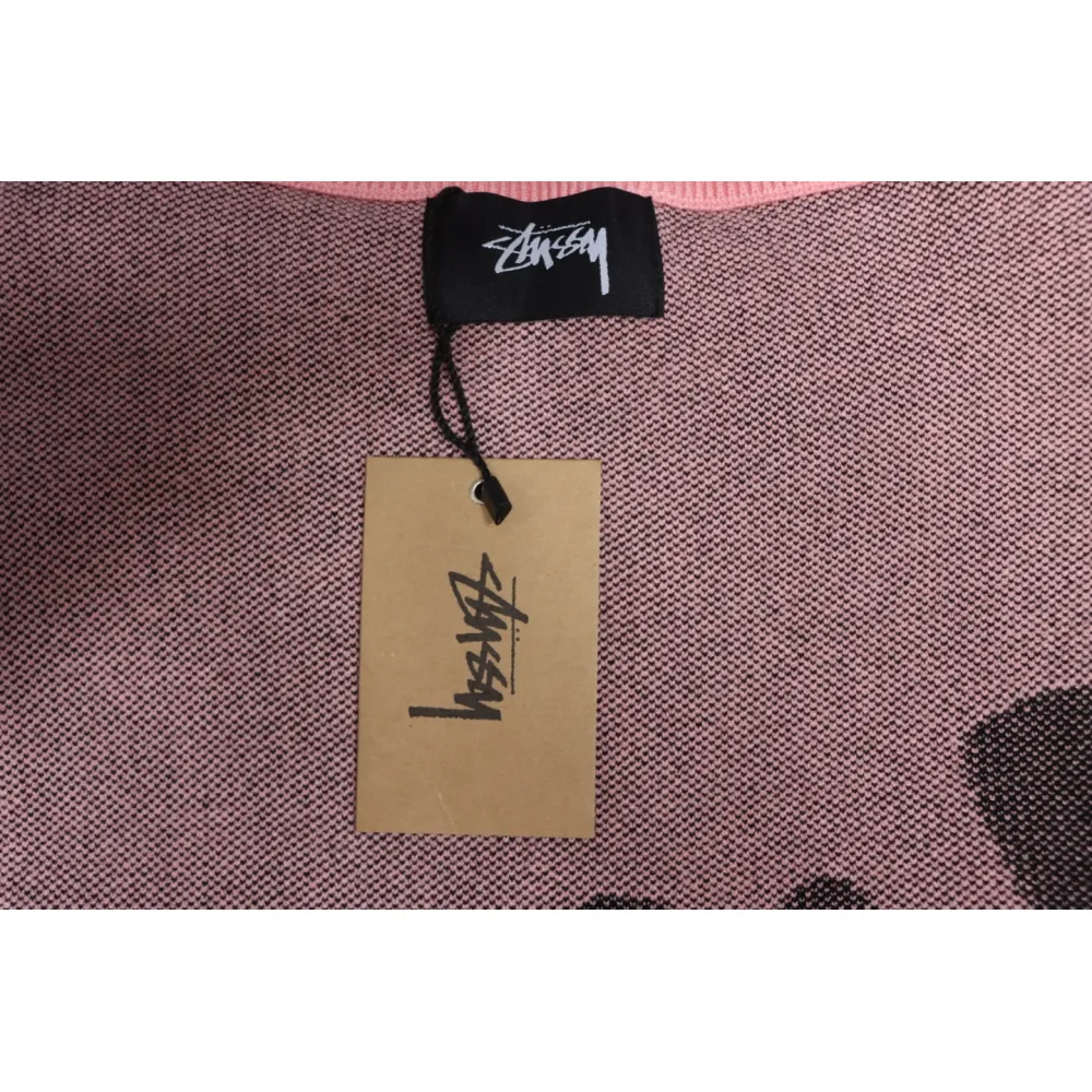 Top Quality Stussy Letter Knit Crew Sweater