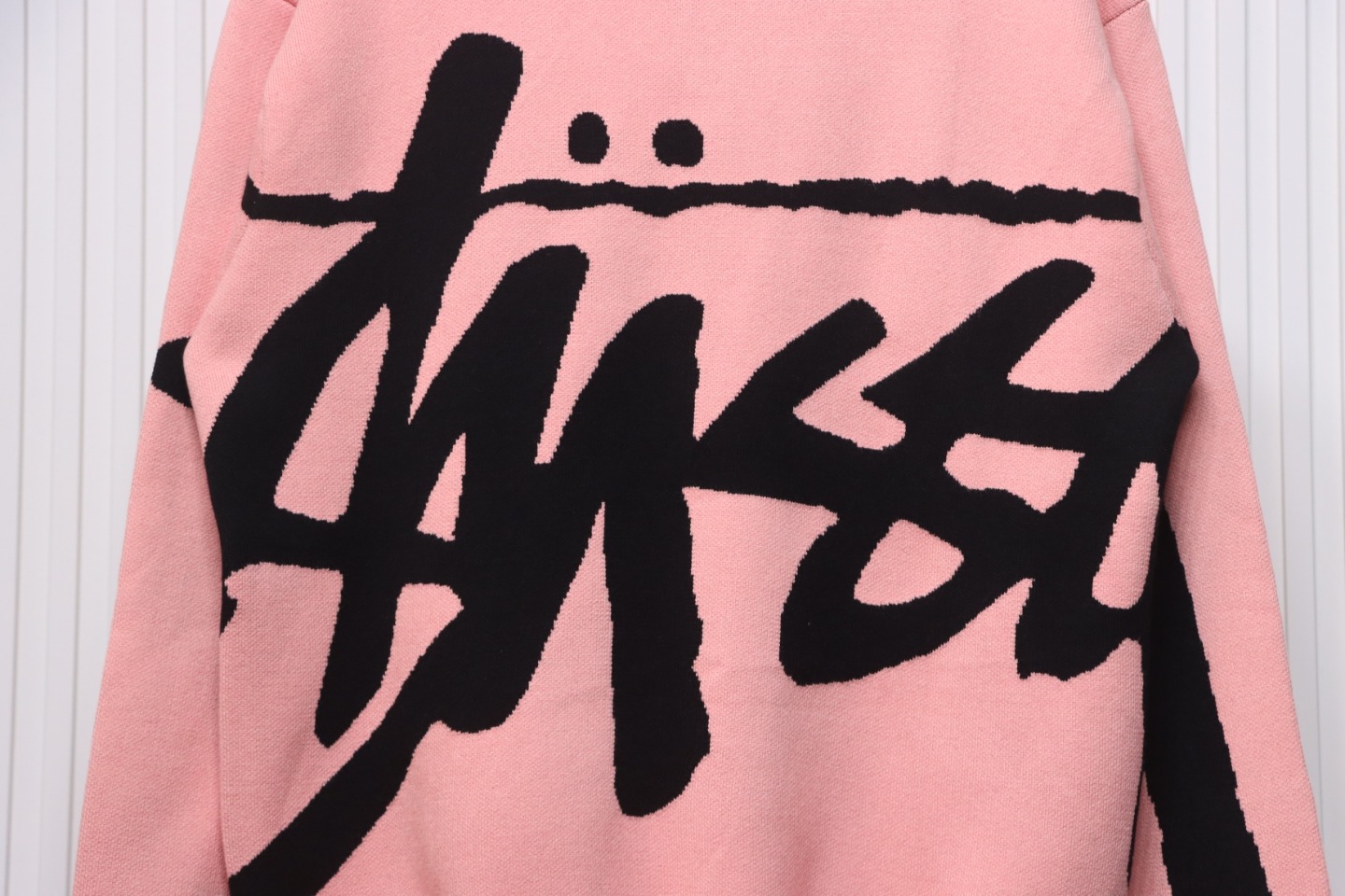     Stussy Letter Knit Crew Sweater