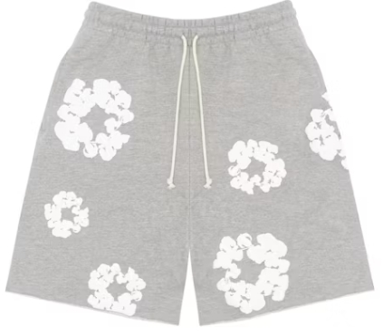 Top Quality Denim Tears The Cotton Wreath Shorts Grey  
