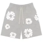 Top Quality Denim Tears The Cotton Wreath Shorts Grey  