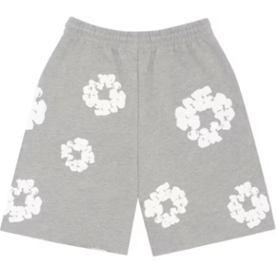 Top Quality Denim Tears The Cotton Wreath Shorts Grey   02