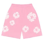 Top Quality Denim Tears The Cotton Wreath Shorts Pink  