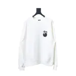 Top Quality Stussy 24FW Black 8 Crew Sweatshirt