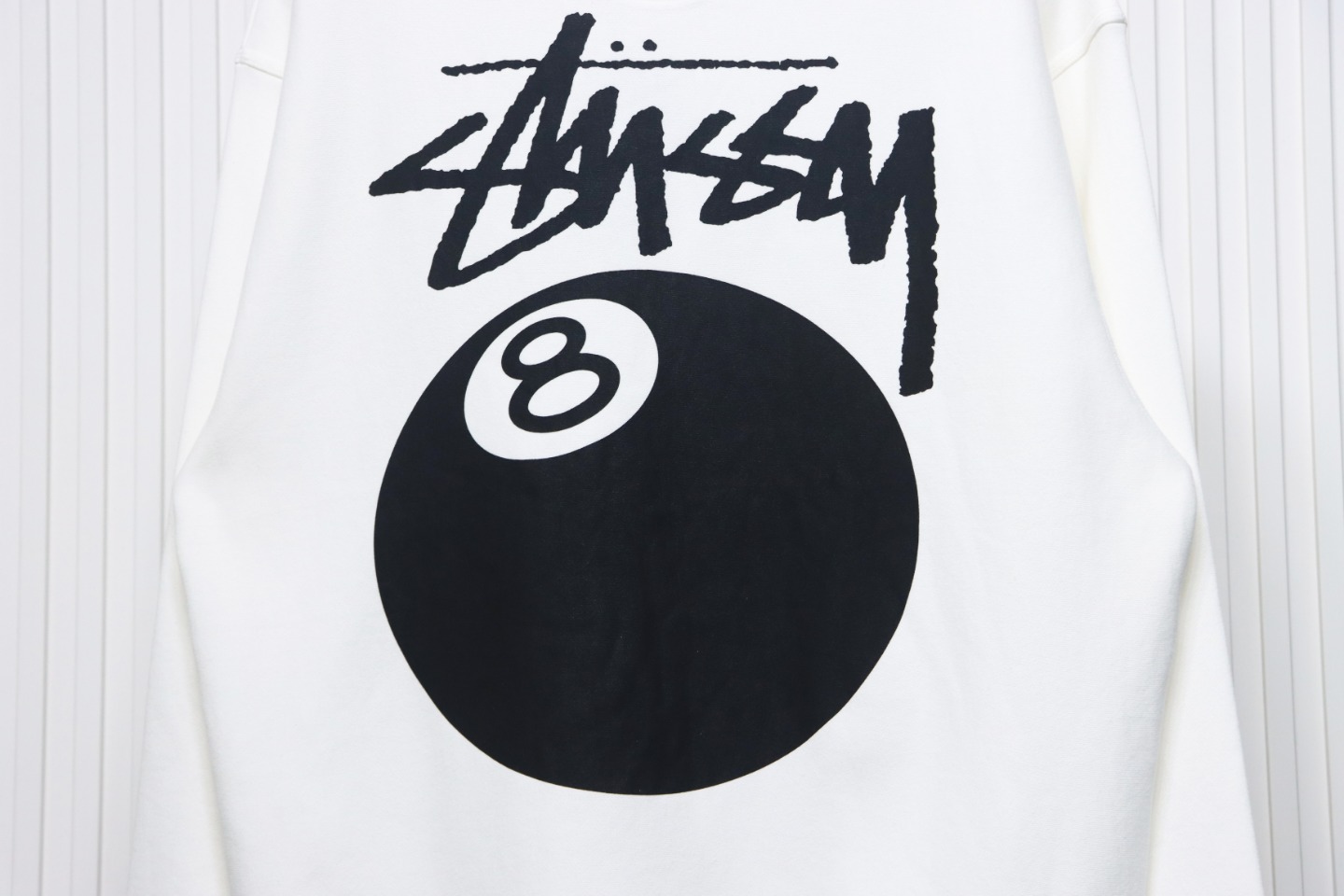     Stussy 24FW Black 8 Crew Sweatshirt