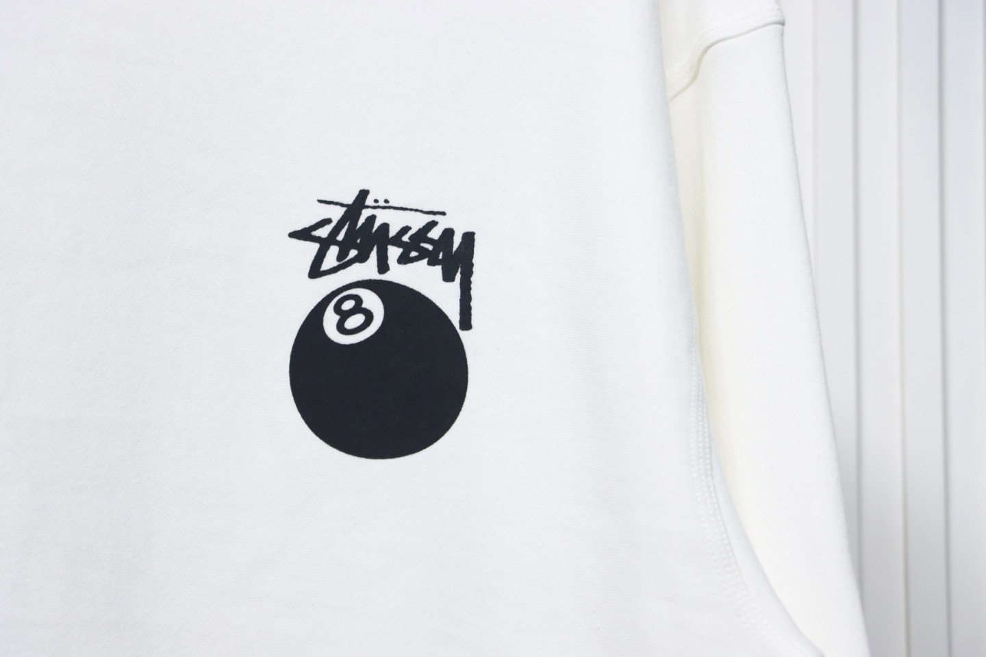    Stussy 24FW Black 8 Crew Sweatshirt