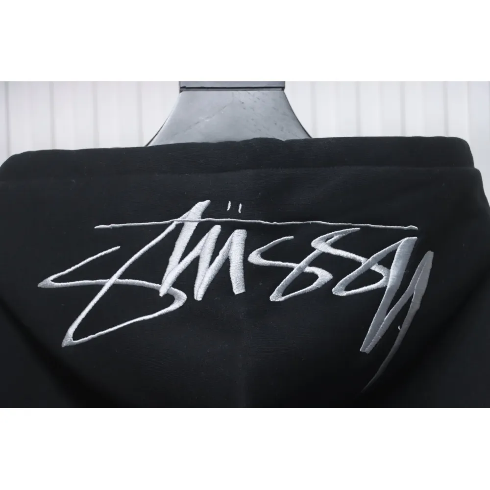 Top Quality Stussy Letter Logo Embroidery Hoodie 