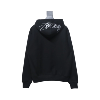 Top Quality     Stussy Letter Logo Embroidery Hoodie  02