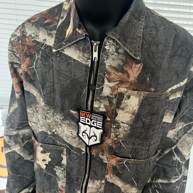 Top Quality Stussy Maple Leaf Zip Work Jacket 