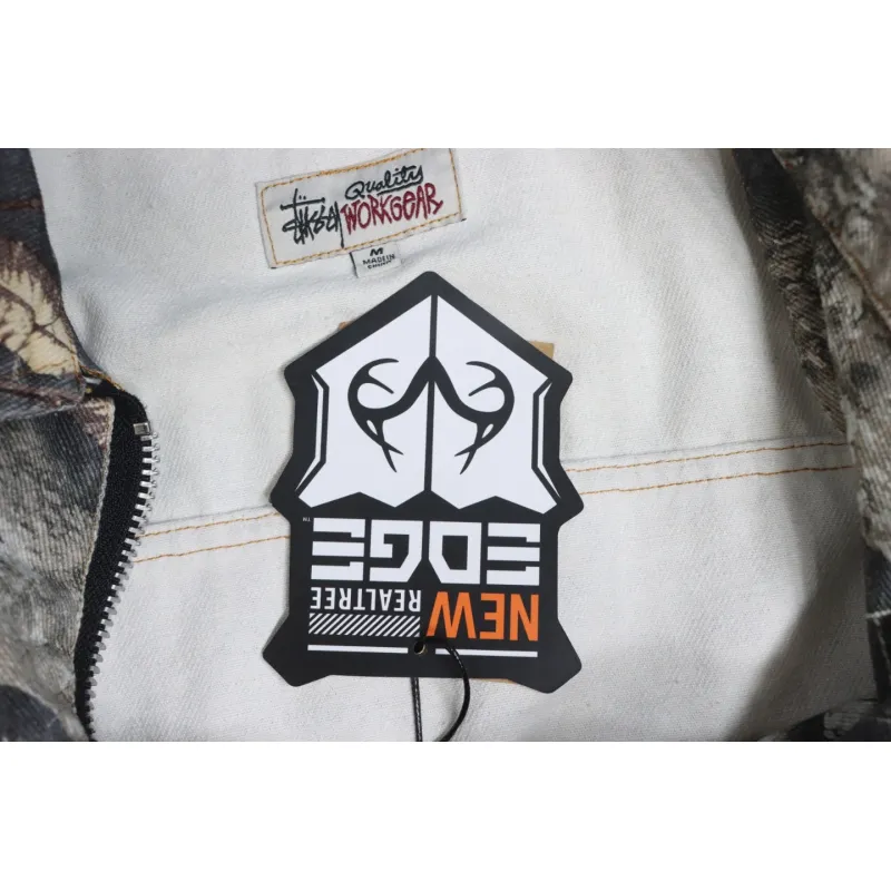 Top Quality Stussy Maple Leaf Zip Work Jacket 