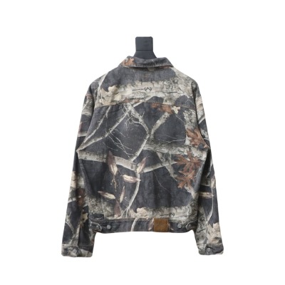 Top Quality Stussy Maple Leaf Zip Work Jacket  02