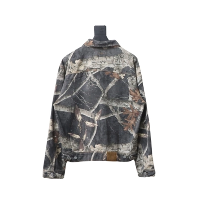 Top Quality Stussy Maple Leaf Zip Work Jacket  02