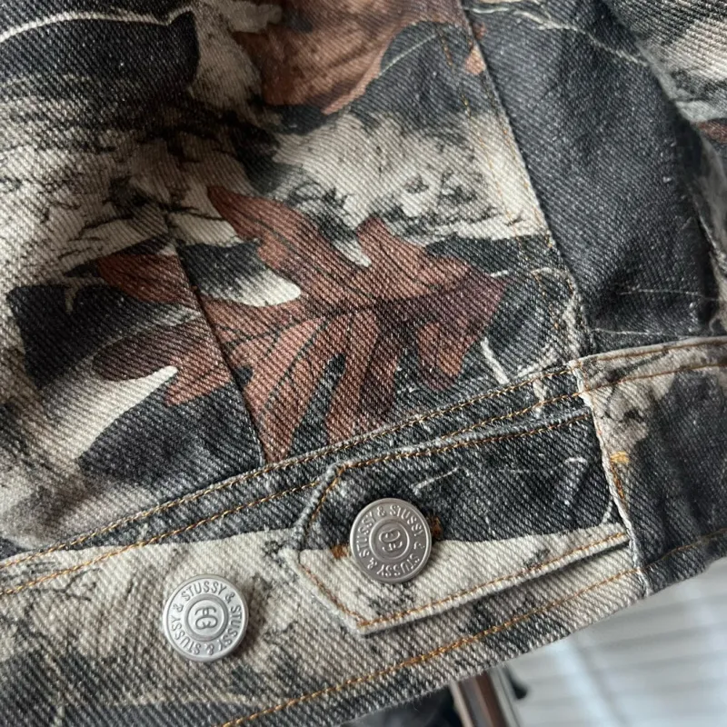 Top Quality Stussy Maple Leaf Zip Work Jacket 