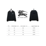 Top Quality Burberry 21Fw Check Hooded Jacket Black 