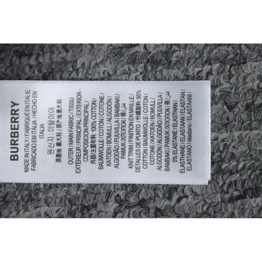 Top Quality Burberry 21Fw Check Hooded Jacket Black 
