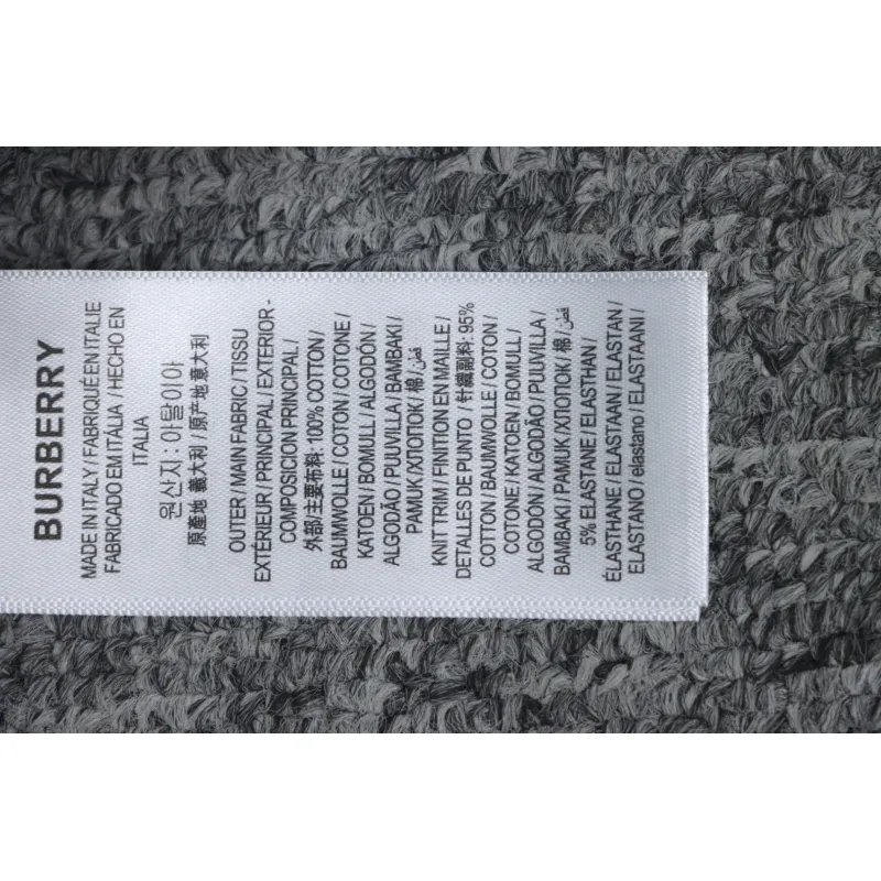 Top Quality Burberry 21Fw Check Hooded Jacket Black 