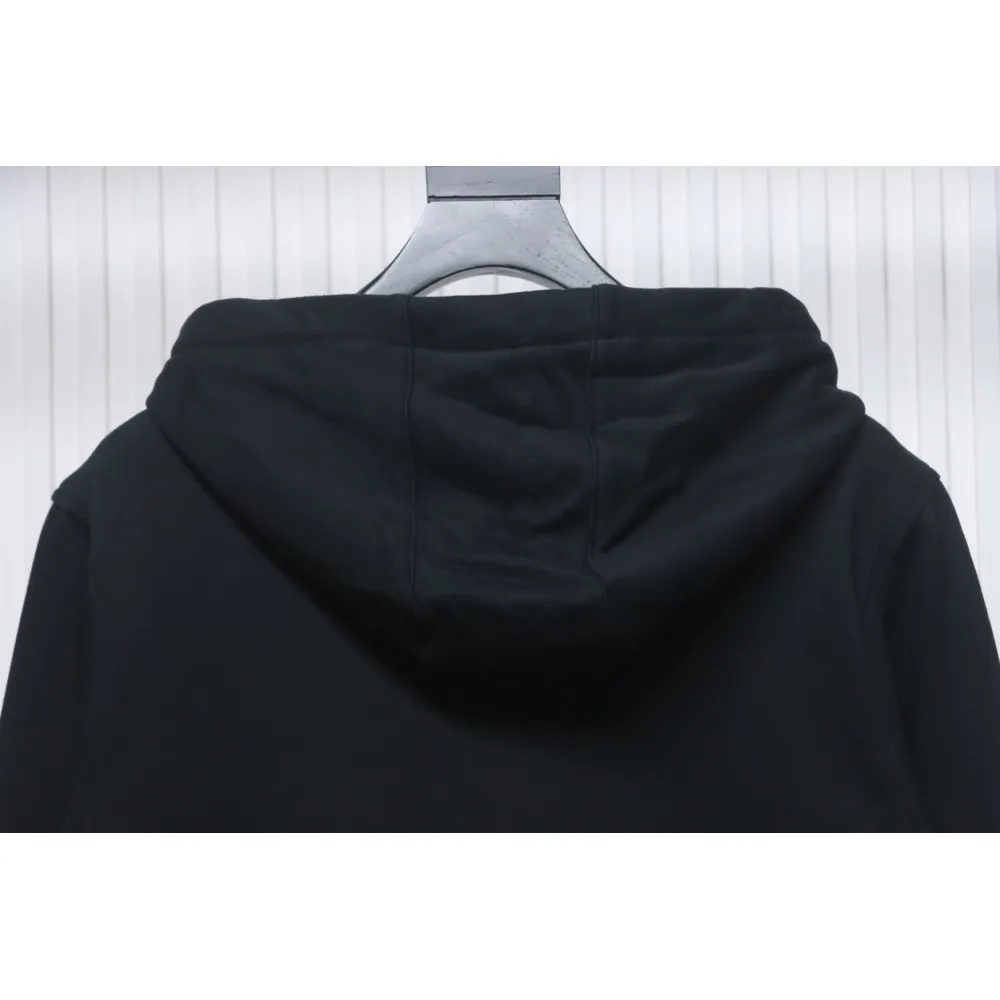Top Quality Burberry 21Fw Check Hooded Jacket Black 