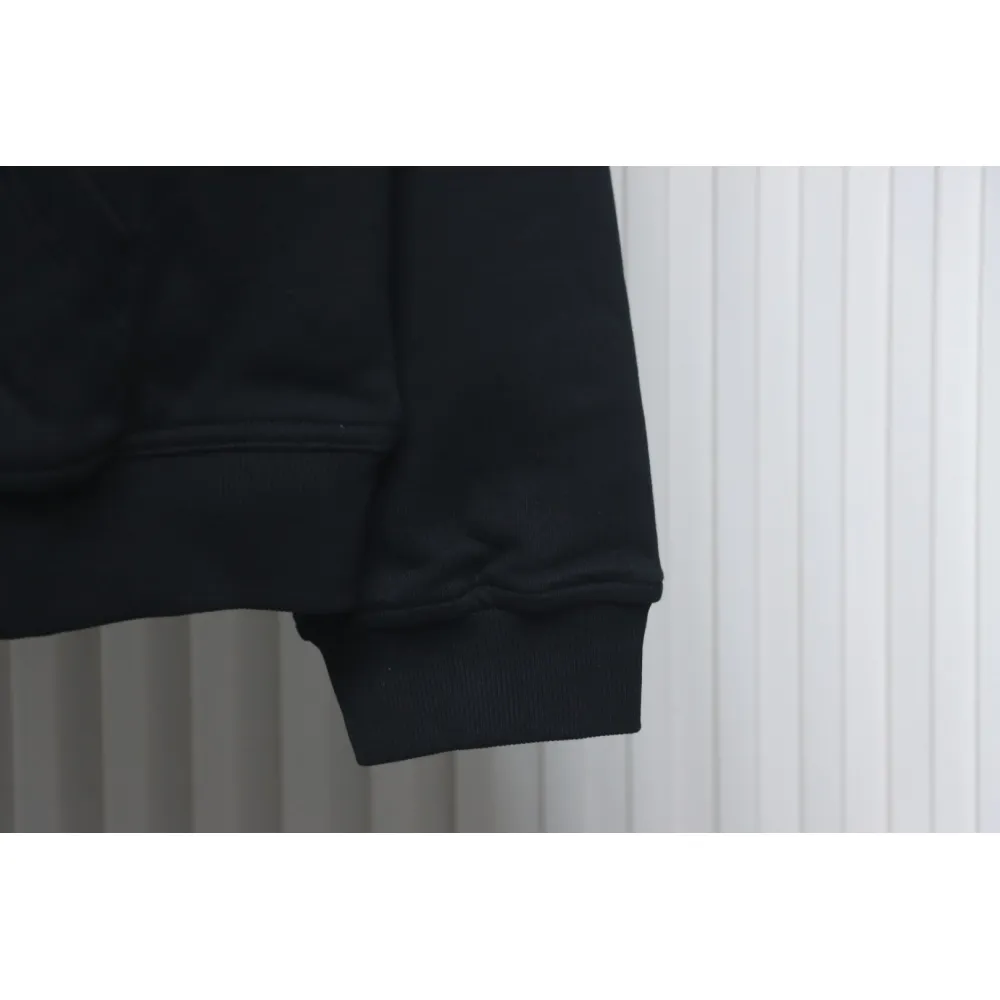 Top Quality Burberry 21Fw Check Hooded Jacket Black 