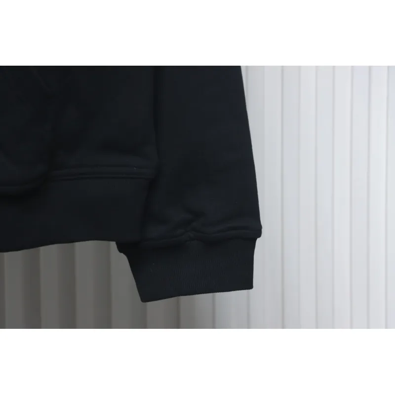 Top Quality Burberry 21Fw Check Hooded Jacket Black 