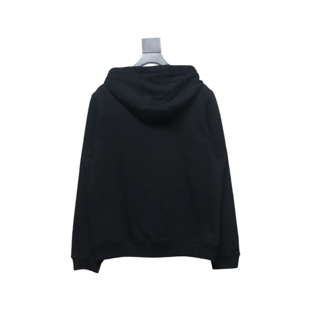 Top Quality Burberry 21Fw Check Hooded Jacket Black 