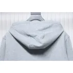 Top Quality Burberry 21Fw Check Hooded Jacket Grey 