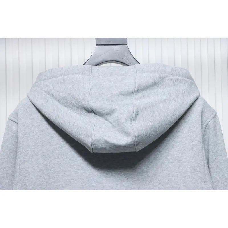 Top Quality Burberry 21Fw Check Hooded Jacket Grey 