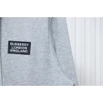 Top Quality Burberry 21Fw Check Hooded Jacket Grey 