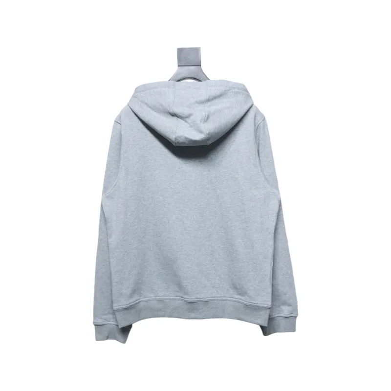 Top Quality Burberry 21Fw Check Hooded Jacket Grey 