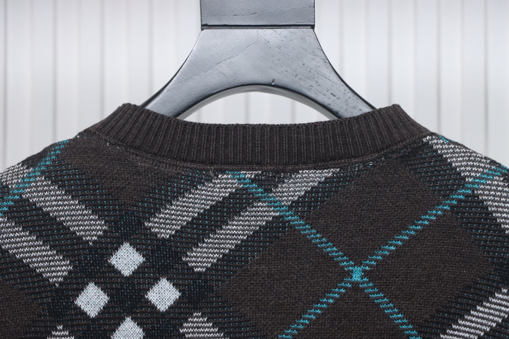     Burberry 24Fw Twill Crew Neck Sweater 